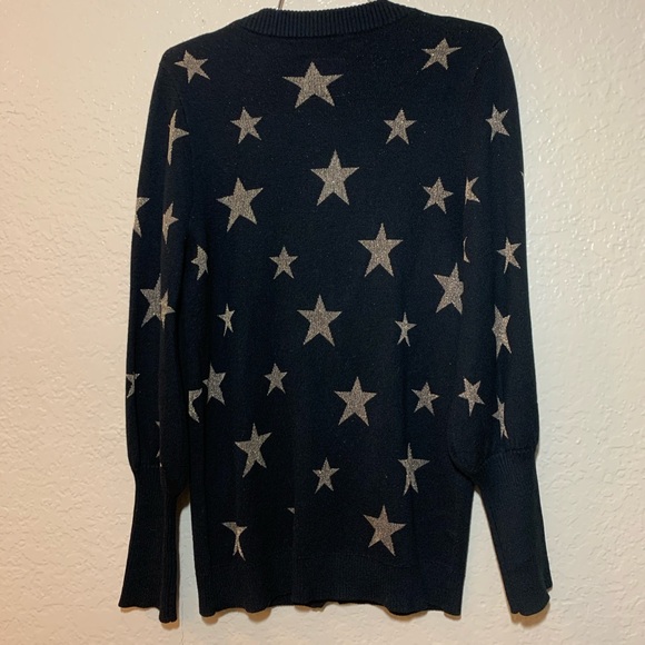 Chaser Star Bishop Sleeve Button Down Cardigan - Picture 6 of 7